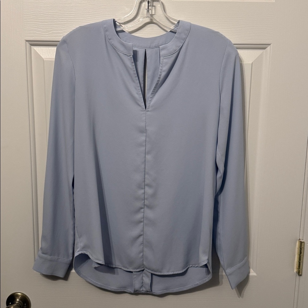 Ann Taylor Soft Blue Blouse